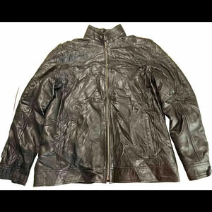 Zain Leather Garments 3XL Jacket Big Tall Comfort Classic Coat‎ Black